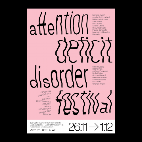 Attention Deficit Disorder - Festival de création contemporaine