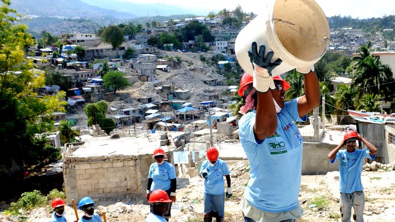Le reconstruction d'Haïti est en cours (©USAID)