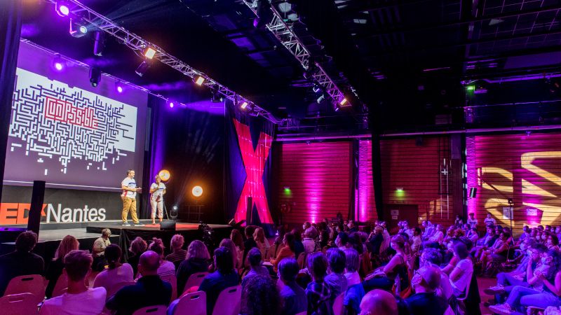 L'une des conférences de l'édition 2020 de TEDx Nantes. © @Fotocall