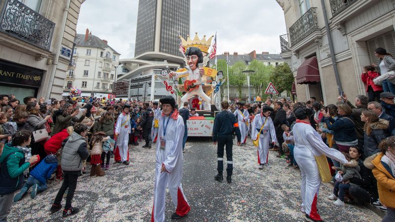 Le parcours du carnaval dans le centre-ville de Nantes est identique à la dernière édition, en 2019 (© Patrick Garçon).