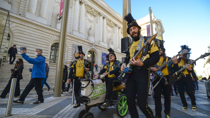 The Green Line Marching Band va créer à Malakoff une fanfare participative © Thierry Mézerette pour Nantes Métropole.
