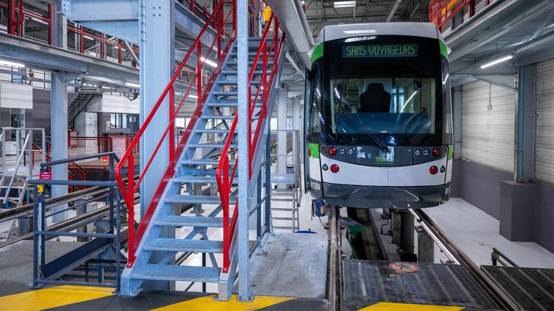 Les travaux au cetex de la Trocardière ont pu être réalisés à la faveur de la coupure de la ligne 2, l’été dernier © Patrick Garçon.