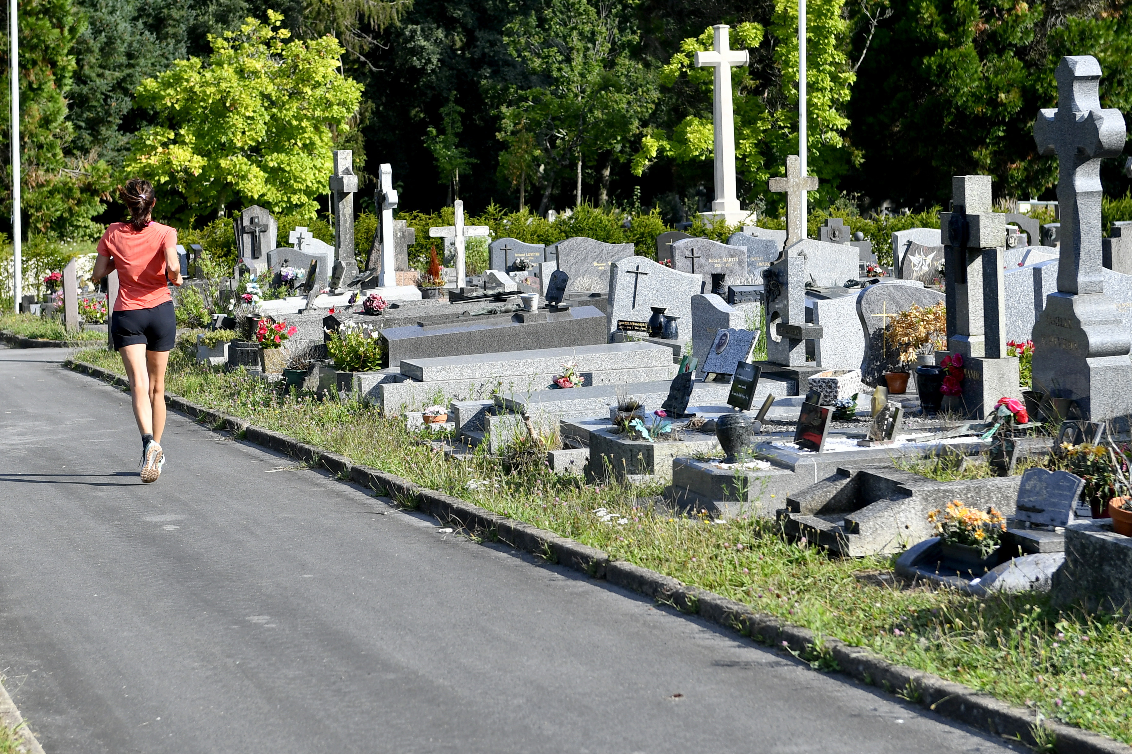 Le cimetière du Pont-du-Cens, l'un des 15 cimetières nantais. © Marc Roger