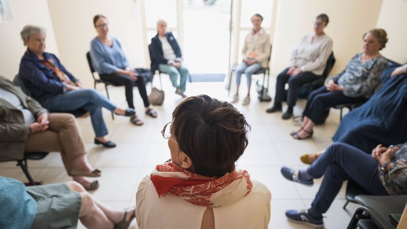 La Maison des aidants propose notamment des groupes de parole pour échanger entre aidants © Aurélien Mahot