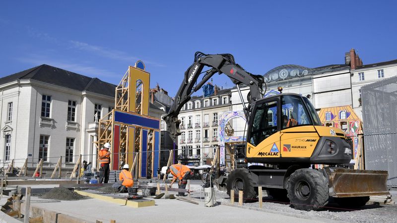 Une dizaine de services de Nantes Métropole et pas moins de 17 entreprises sont mobilisés sur ce grand projet de transformation urbaine, engagé en 2019.  © Rodolphe Delaroque