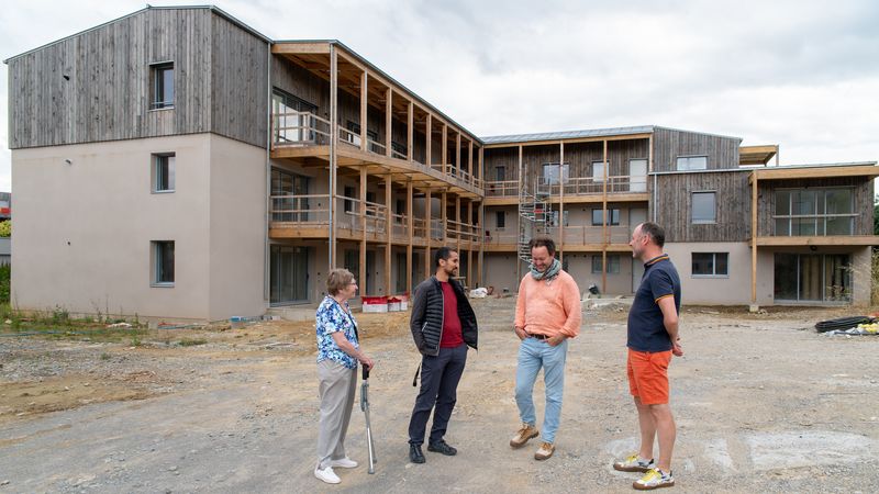 Le hameau Marvingt, un nouvel habitat participatif intergénérationnel à la Bottière