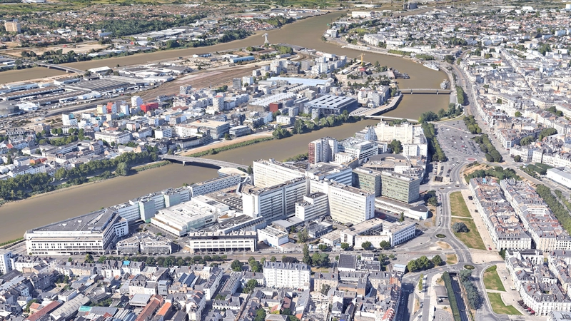 Le déménagement du CHU sur l’île de Nantes en 2027 est l’opportunité de donner une nouvelle vocation à ce site gigantesque, aujourd’hui presque totalement artificialisé.