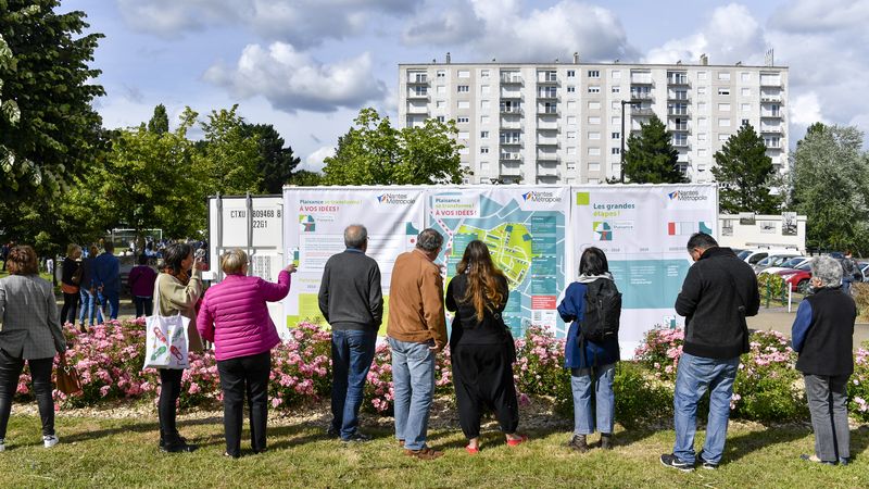 Une première phase de concertation menée avec les habitants en 2019 a permis d’élaborer un plan de transformation globale du quartier Orvault Plaisance. © Stephan Ménoret