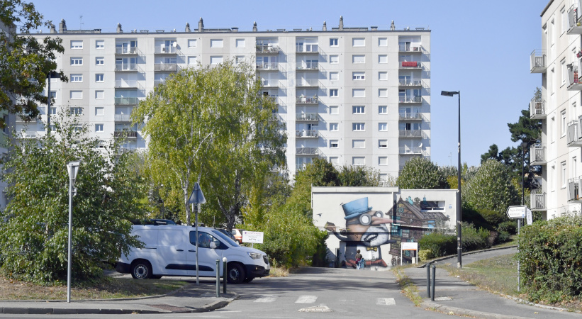Le quartier Plaisance à Orvault est appelé à se transformer © Rodolphe Delaroque / Nantes Métropole.