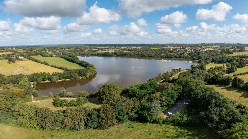 Ce nouveau périmètre de protection sanctuarisera 4 371 hectares de terres agricoles et naturelles, répartis sur les communes de Couëron, Indre et Saint-Herblain. © Paul Pascal - Département de Loire-Atlantique