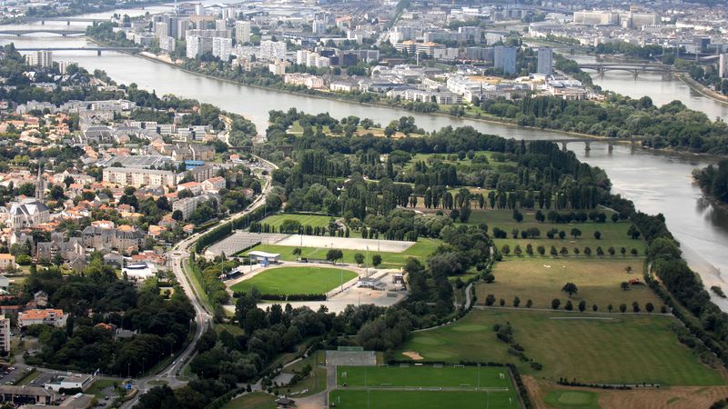 Les prairies de Loire © Archives Ville de Nantes