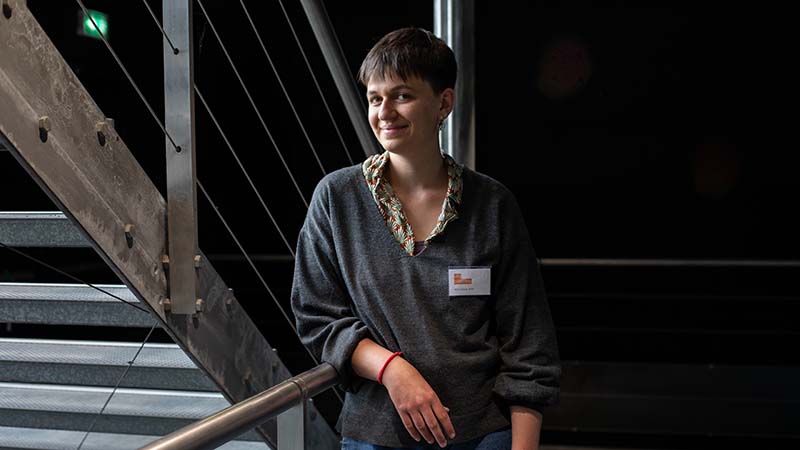 Lola Dumesnil, cheffe de projets bas carbone et résilience au sein de l’association Novabuild. © Céline Jacq pour Nantes Métropole
