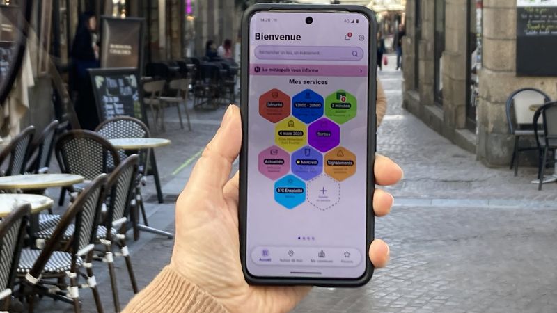 La nouvelle version de l'application est disponible ©Nantes Métropole