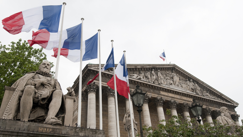 Le Palais Bourbon à Paris abrite l'Assemblée nationale © Assemblée nationale