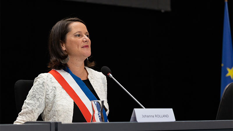 Johanna Rolland, maire de Nantes et présidente de Nantes Métropole. Photo d'archives.