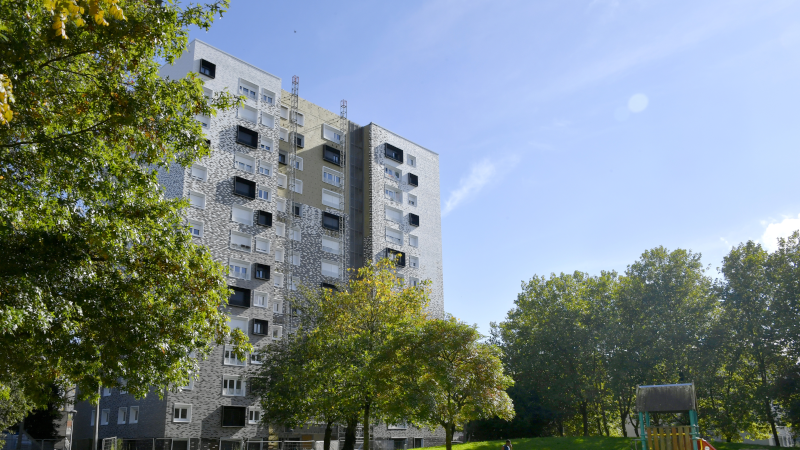 Nantes Nord poursuit sa mue avec la rénovation de logements, notamment sur les secteurs Champlain et Québec © Rodolphe Delaroque - Nantes Métropole