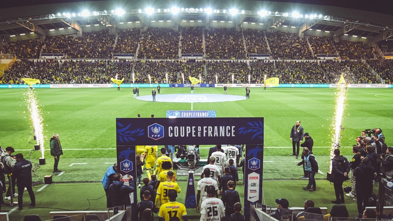 Nantes a sorti Lyon en demi-finale à la Beaujoire (1-0). Un succès qui donne le droit de rêver à un 5e sacre en Coupe de France. © Arnaud Duret / FC Nantes