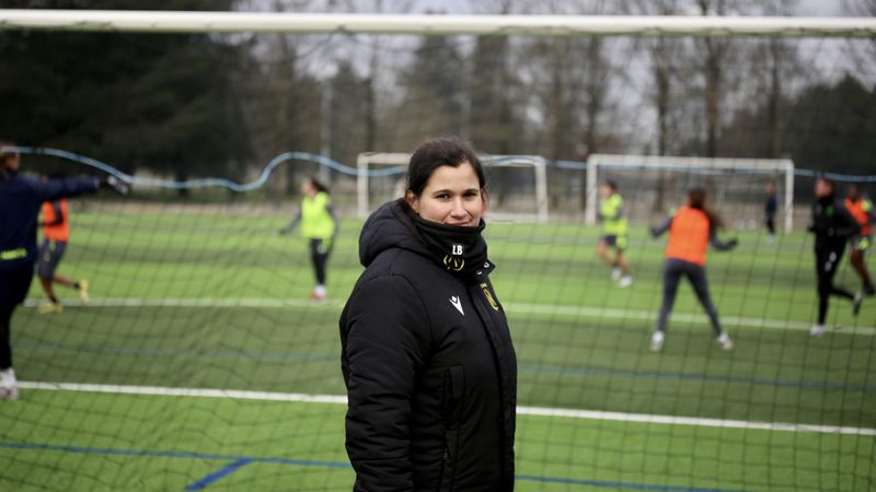 Lucie Beaufreton est la kiné du FC Nantes depuis 3 ans. © Romain Boulanger