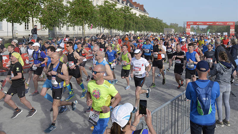 En 2019, 17 200 femmes et hommes s’étaient élancés sur les trois courses du marathon de Nantes.
