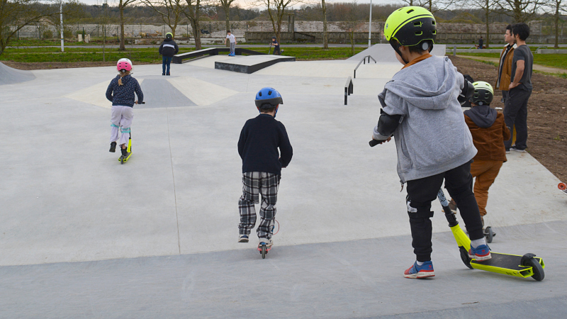 Un nouveau skate park à Indre ©Ville d'Indre