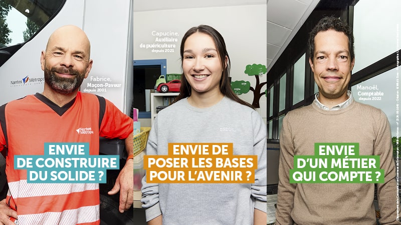 La Ville de Nantes et Nantes Métropole recrutent, rejoignez-nous !