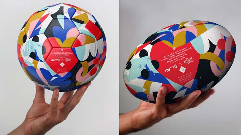 Les artistes nantais The Feebles ont signé le design des ballons solidaires de Rebond.
