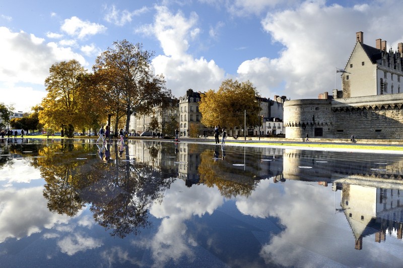 Le miroir d'eau au Carré Feydeau © Rodolphe Delaroque