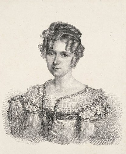 <h3>Émilie Oberkampf (1794-1856)</h3> Philanthrope, pionnière de l’école maternelle française, Émilie Oberkampf s’investit au profit de la garde et de l’éducation publiques des jeunes enfants. Elle devient la secrétaire et trésorière d’un comité de femmes œuvrant pour la création d’une école enfantine en France. À l’été 1826, les ancêtres des écoles maternelles voient le jour grâce à une souscription gérée par la banque de son famille. Elles accueillent alors des enfants principalement issus du milieu ouvrier. En 1833, Émilie Oberkampf obtient de François Guizot, ministre de l’Instruction publique, l’inscription de ces établissements comme première étape de la scolarisation des enfants. Au moment de son décès, 300 000 enfants sont accueillis dans 2 500 établissements. Auteur inconnu © Droits réservés.