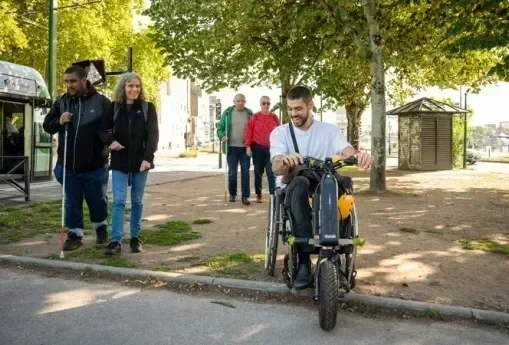 En balade avec l'association "Avançons Ansemble"