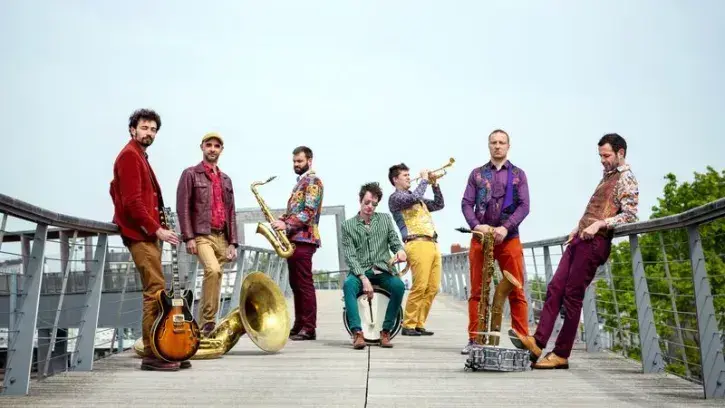 Les membres du groupe Big Joanna.