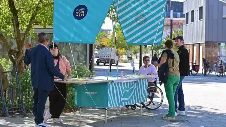 Samedi 10 juin, les Nantaises et les Nantais sont invités à venir découvrir les aménagements du sud-ouest de l'île de Nantes. © Vincent Jacques/Samoa.