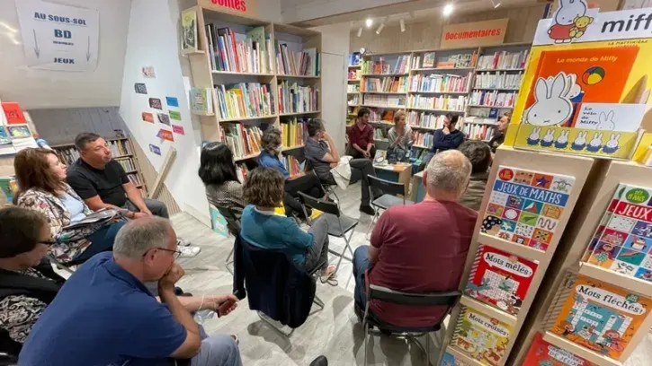 Texte alternatif de l'imageRencontre, visites-ateliers, spectacles, lectures se succèdent durant le mois de novelbre dans des librairies indépendantes et structures de lecture publique © Mobilis.