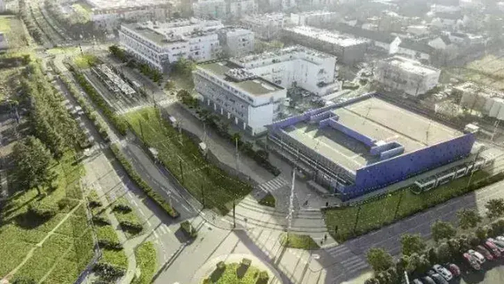 Au terminus François-Mitterrand, une nouvelle voie tramway sera créée qui permettra de gérer les retournements des rames des lignes 1 et 7. Le projet inclut la création d'un 3e quai en station © DR.