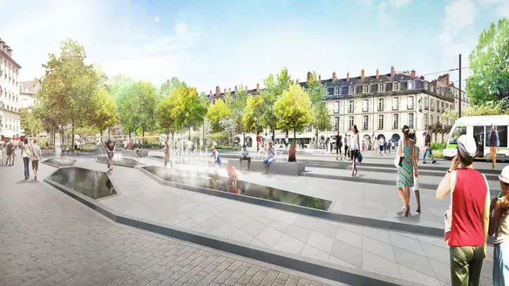 Feydeau-Commerce dévoilera son nouveau visage au printemps 2023. © Agence Jacqueline Osty & associés.
