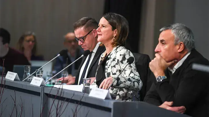 La séance du conseil métropolitain débute à 9h, à la Cité des congrès © Thierry Mezerette pour Nantes Métropole