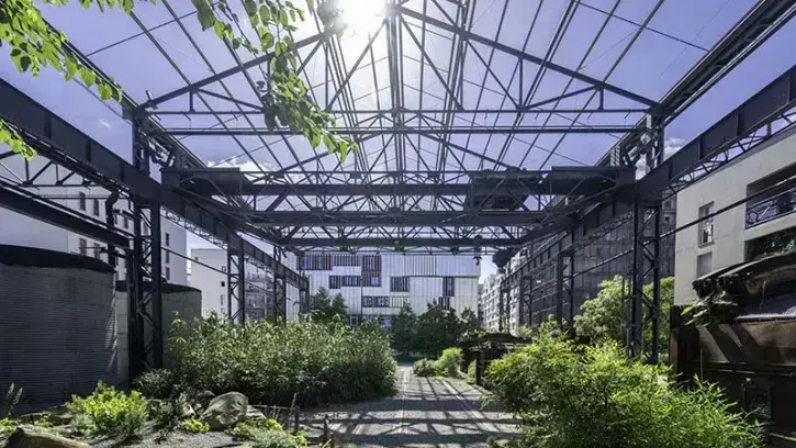 Sur l'Ȋle de Nantes, le Jardin des Fonderies est l'un des 10 sites de la saison 3 des lieux à réinventer © Valéry Joncheray. 