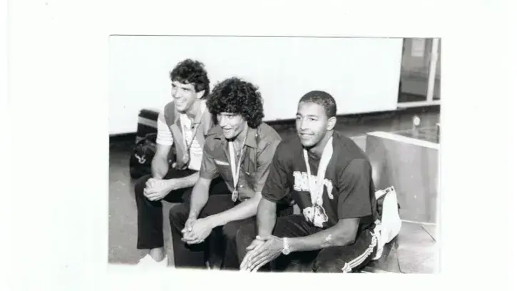 De retour de Los Angeles, trois Canaris en or © Archives Presse-Océan