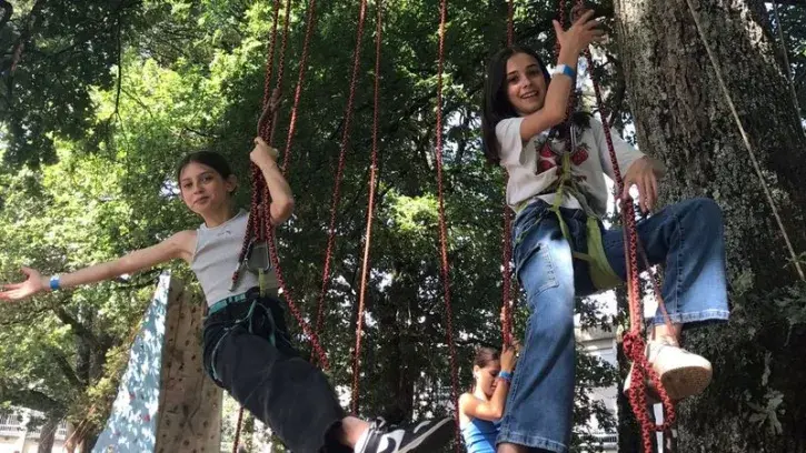 Pendant ces vacances, La Laetitia accueille chaque jour 90 jeunes de 3 à 13 ans. © : La Laetitia