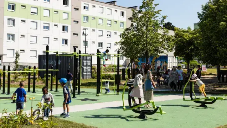 La rénovation urbaine du quartier de Plaisance à Orvault avance ! © Jean-Félix Fayolle pour Nantes Métropole.