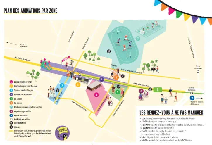 Un dimanche sans voiture 2024 © Nantes Métropole